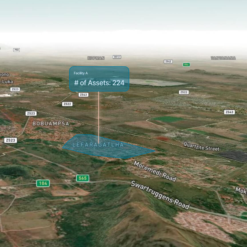 Example Facility location map